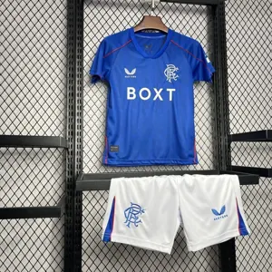 24-25 Rangers Home Kid Kits Youth Apparels Sport AAAAJersey Yupoo 6