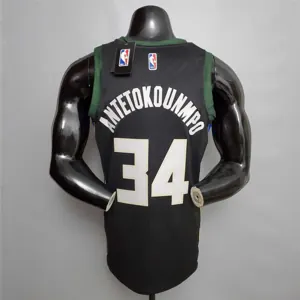 Antetokounmpo#34 Bucks Black 2