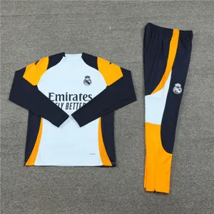 24-25 Real Madrid Long Sleeve Training Suit Football Shirts 3