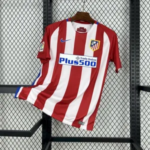 16-17 Atletico Madrid Home Retro Kit Vintage Shirt AAAAJersey Supply Yupoo