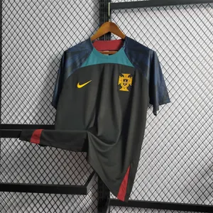 2223 Portugal Black Training Suit 5