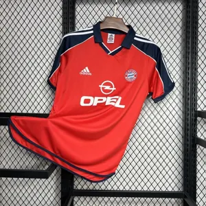 00-01 Bayern Home Retro Kit Vintage shirt Soccer AAAAJersey Yupoo