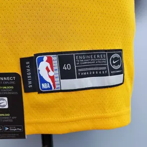 Tram version CURRY#30 Golden State Warriors yellow 4