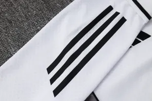 25-26 Real Madrid Polo White&Black Training Kits Football Tracksuits 4
