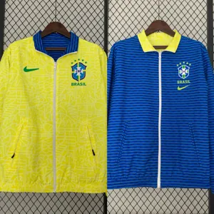 2023 Brazil Trench Coat Reversible Windbreaker S-XX