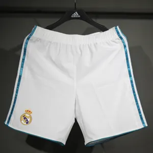 17-18 Real Madrid Home Retro Kit Vintage Player Version Sino Shorts AAAAJersey Dropship Yupoo