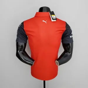 New F1 Formula One; Ferrari racing suit polo red 5