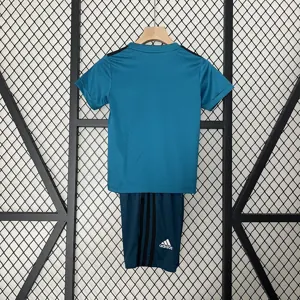 17-18 Real Madrid Third Away Retro Kids Kit Size-16-28 Soccer Jersey Yupoo 11