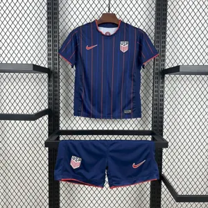 25-26 USA Away Kid Kits Youth Apparels AAAAJersey Supply Yupoo