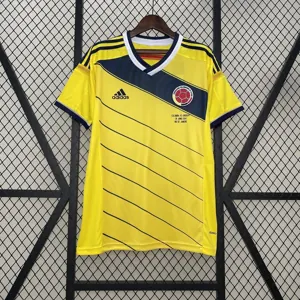 2014 Colombia Home Retro Kit Vintage Shirt AAAAJersey Wholesale Yupoo