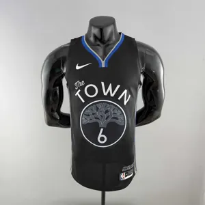 2020 YOUNG #6 Warriors City Edition Black and Grey NBA Jersey