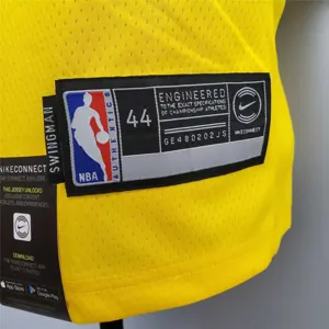 KUZMA #0 Lakers Round neck yellow 1