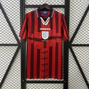 1998 England Away Retro Kit Vintage Shirt AAAAJersey Dropship Yupoo