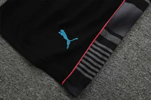 22-23 Manchester City Training Wear Short Sleeve Kit Black 7