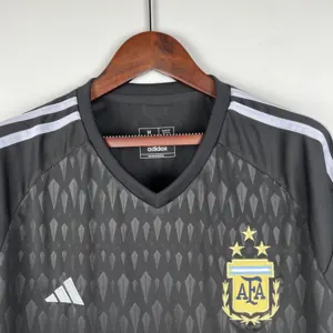 2023 Long Sleeve Goalkeeper Argentina Black S-XXL 8
