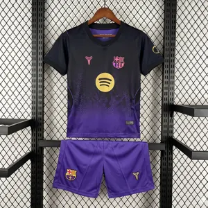 26-27 Barcelona Away Kids Kit Football Children's Set AAAAJersey Supply Yupoo 2