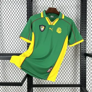 1998 Cameroon Home Retro Kit Vintage Shirt AAAAJersey Supply Yupoo