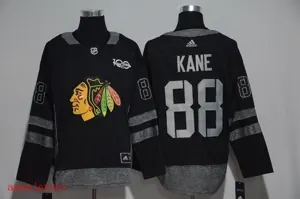 Chicago Blackhawks 100 anniversary ice hockey jersey M-3XL 芝加哥黑鹰队100周年纪念版冰球服 5