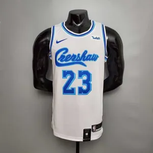 New James #23 Lakers white