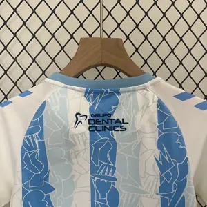 24-25 Malaga Home Kid Kits Youth Apparels Football AAAAJersey Yupoo 2