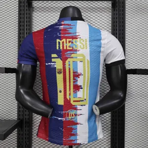 25-26 Messi Exclusive Barcelona-Argentina Kit Player Version Shirt AAAAJersey Wholesale Yupoo-1 1