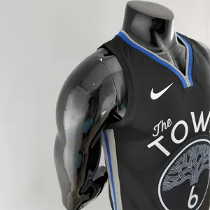 2020 YOUNG #6 Warriors City Edition Black and Grey NBA Jersey 8