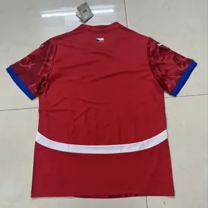 2024 Czech Home Kit UEFA Euro Shirt Football AAAAJersey Supplier 6