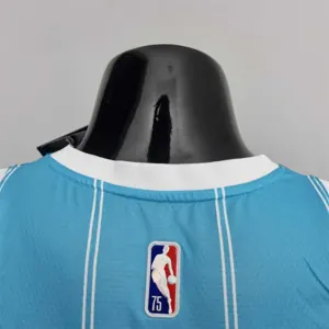 75th Anniversary Oubre jr.#12 Charlotte Hornets Blue NBA Jersey 1