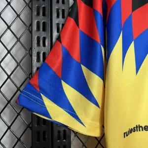 95-96 America RTW Yellow Retro Kit Vintage Shirt Sport AAAAJersey Yupoo 5