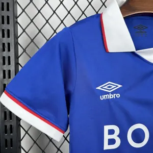 25-26 Rangers Home Kid Kits Youth Apparels Soccer AAAAJersey Yupoo 4