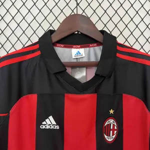 00-01 AC Milan Home Retro Kit Vintage Shirt Best Wholesale Yupoo 6