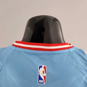 Chicago Bulls ROSE#1 Blue NBA Jersey 3