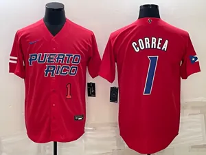 Puerto Rico 2023 World Cup Baseball Jerseys 57