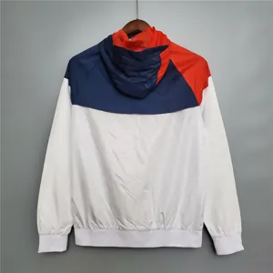 20-21 PSG whiteredblue classic style windbreaker 5