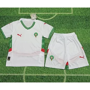 24-25 Morocco Away Kid Kits Youth Apparels Soccer AAAAJersey Yupoo