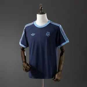 2025 Argentina adidas 50th Anniversary Navy Cotton T-shirt