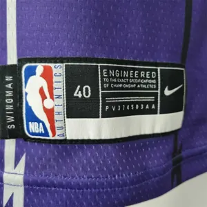 Toronto Raptors VANVLEET#23 Purple NBA Jersey 7