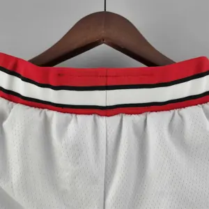 Chicago Bulls white NBA shorts 6