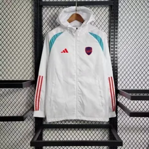 Windbreaker Arsenal White S-XXL Cheap Soccer Jerseys