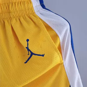 Golden State Warriors Air Jordan NBA Shorts Yellow 8