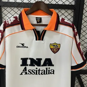 98-99 Roma Away Retro Kit Vintage Shirt AAAAJersey Dropship Yupoo 7