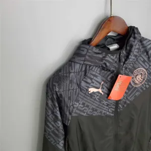 21-22 Manchester City Black Windbreaker 1
