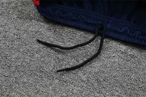 Polo Bayern sapphire blue and red three sides 3
