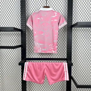 23-24 Real Madrid Pink Dragon Special Edition Kid Kits Youth Apparels AAAAJersey Wholesale Yupo 2