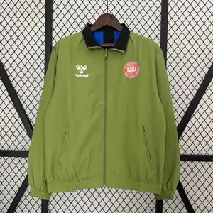 2024 Denmark Trench Coat Reversible Windbreaker Double-Sides Jacket Soccer AAAAJersey Yupoo 1