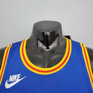 75th Anniversary Curry #30 Warriors Retro Blue 4