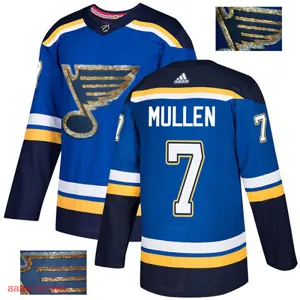 2018 St. Louis Blues ice hockey jersey M-3XL 圣路易蓝调队时尚亮片款冰球服 8