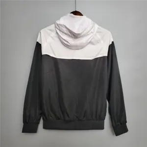 20-21 PSG blackwhite classic style windbreaker 6