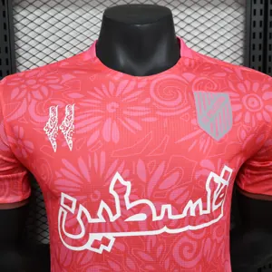 2025 Palestine Pink Special Edition Kit Player Version Shirt AAAAJersey Dropship Yupoo 2