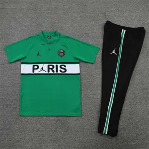 Polo Jordan PSG green corsage 12